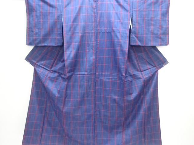 JAPANESE KIMONO / YONEZAWA TSUMUGI / ENSEMBLE / WOVEN GRID